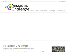 Tablet Screenshot of missionalchallenge.com